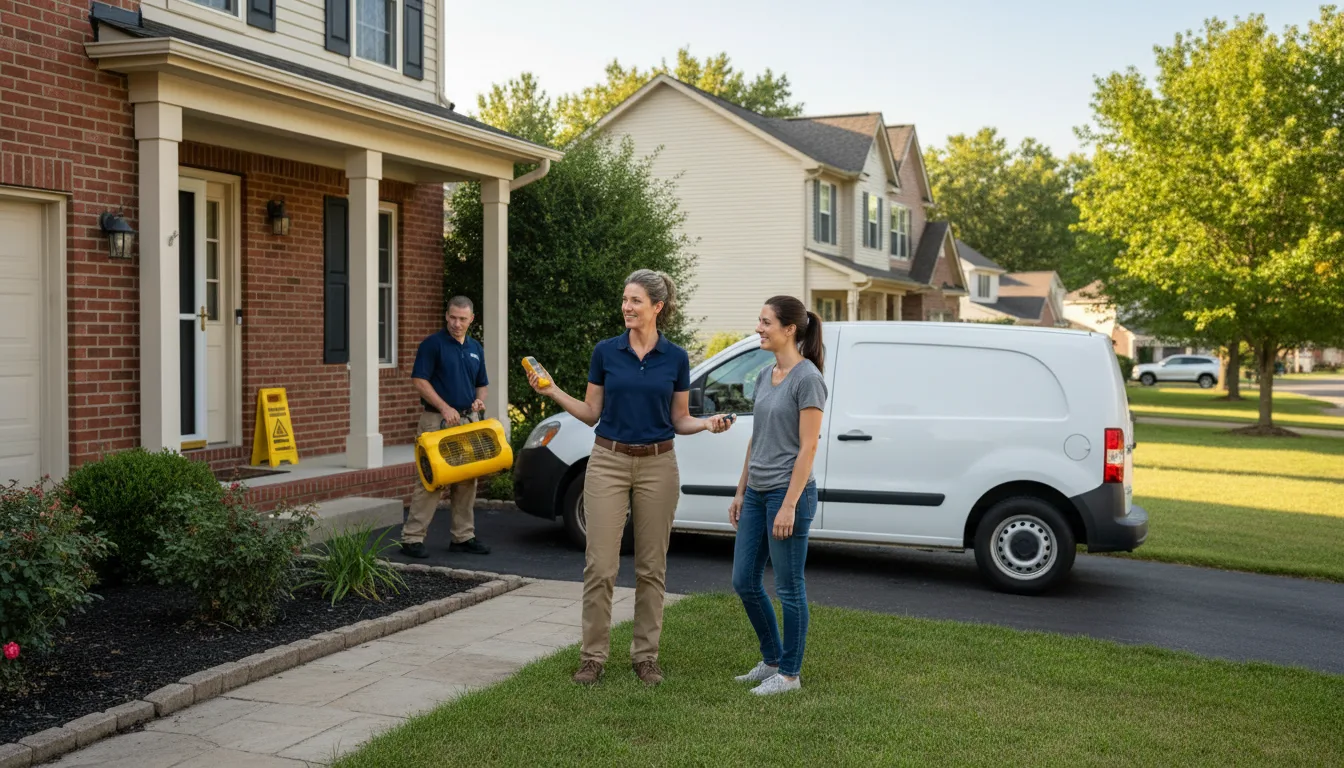 Water restoration image for Dehumidification And Cleanup Services in Stonewall, LA